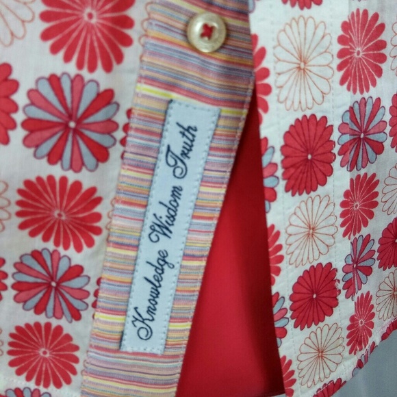 💥SOLD💥Robert Graham Shirt Multicolor Red/Gray - Picture 5 of 6